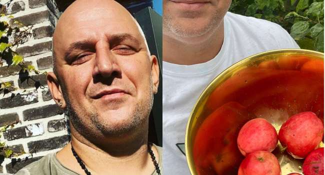 «Как классно уродила яблонька. Я ее сам сажал!»: вернувшийся в Киев Потап похвастался урожаем из своего сада