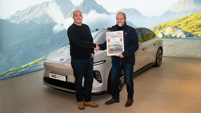 Китайский электромобиль Nio ET7 признан автомобилем года в Швеции