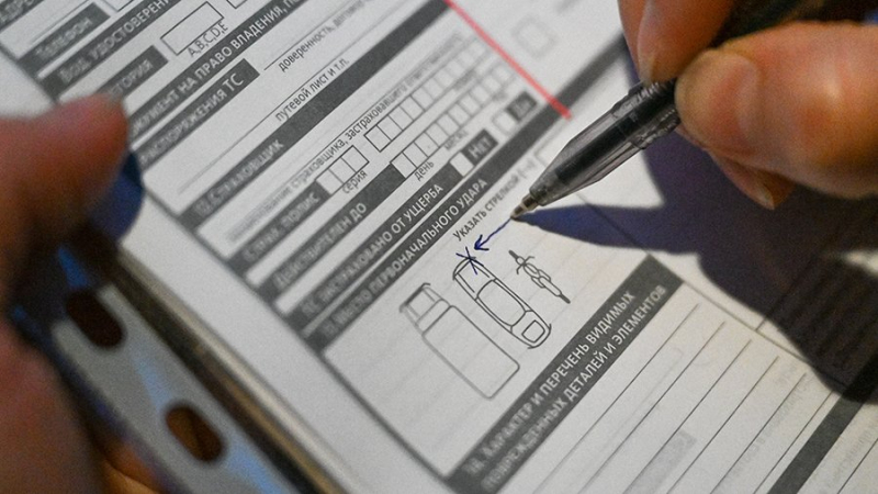 В ГИБДД сообщили о росте популярности европротокола при оформлении ДТП