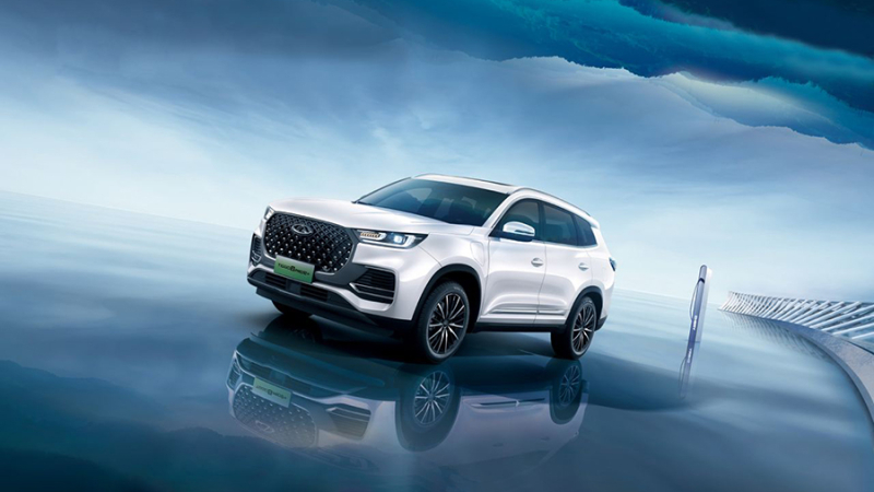 В России начались дорожные тесты кроссовера Chery Tiggo 8 Pro e+