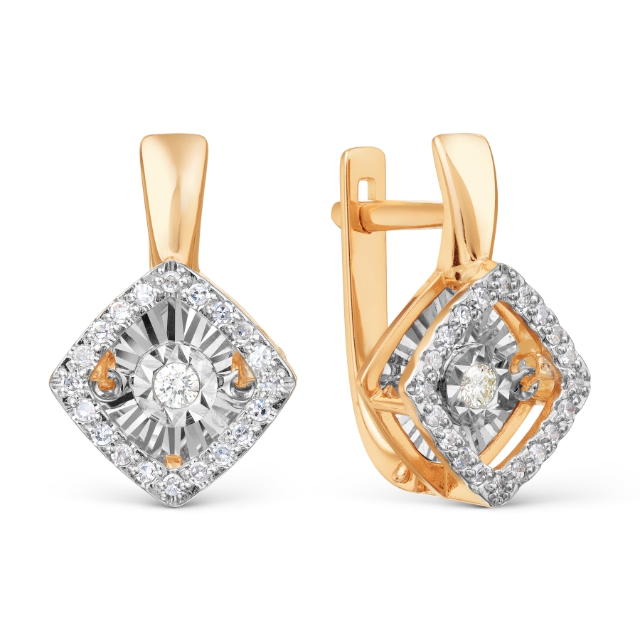 Серьги с бриллиантом: выбор модных украшений на сегодняшний день