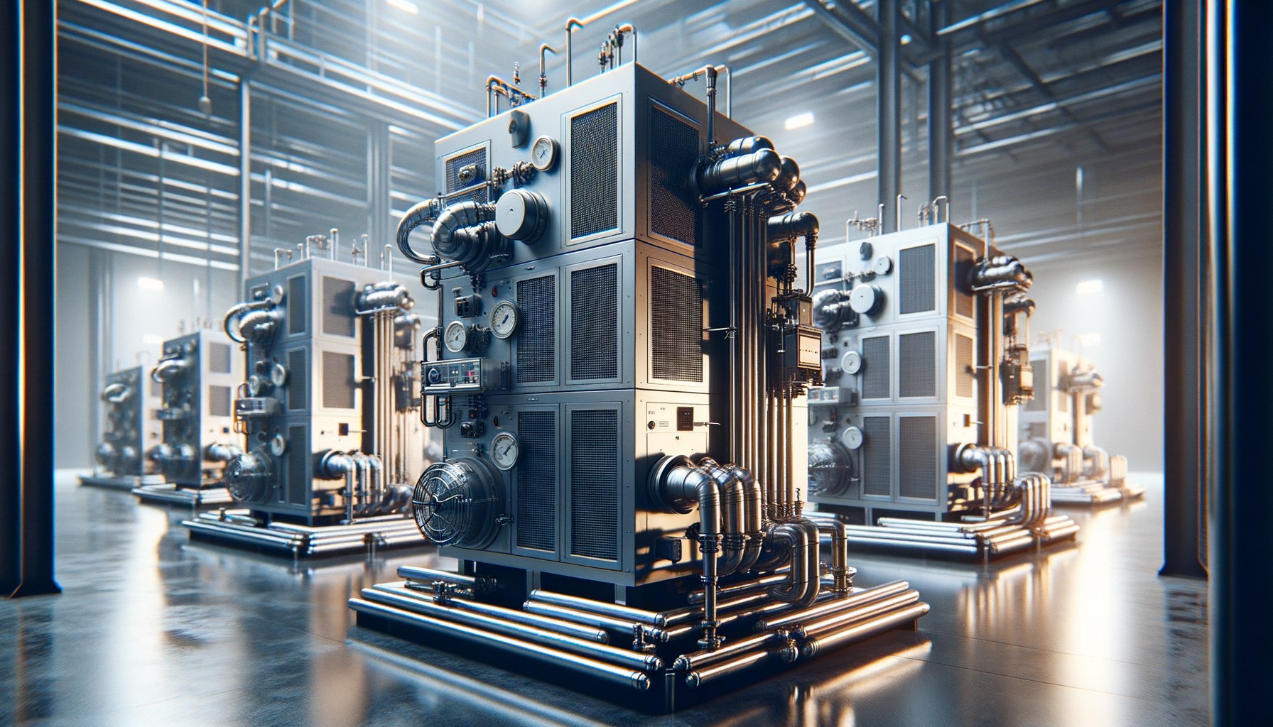 Моноблочные чиллеры применение в промышленности