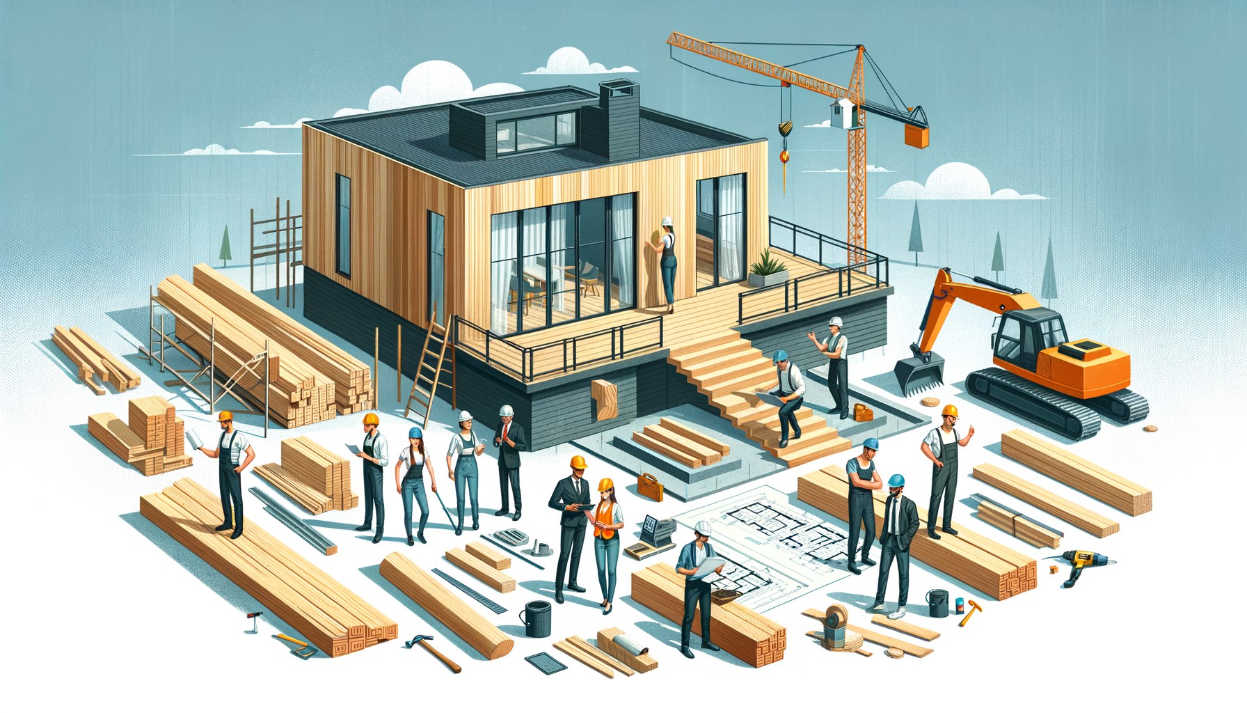 Строительство деревянного дома: этапы и особенности