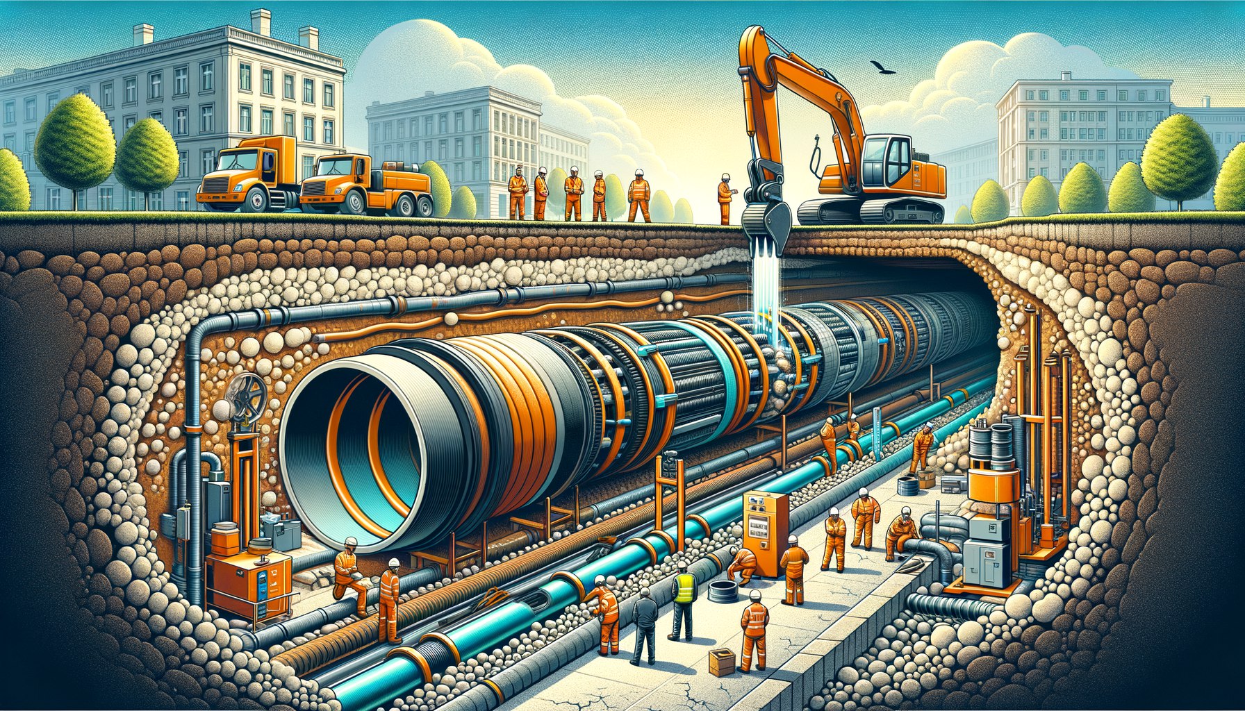 Бестраншейная технология санации трубопровода: особенности, преимущества