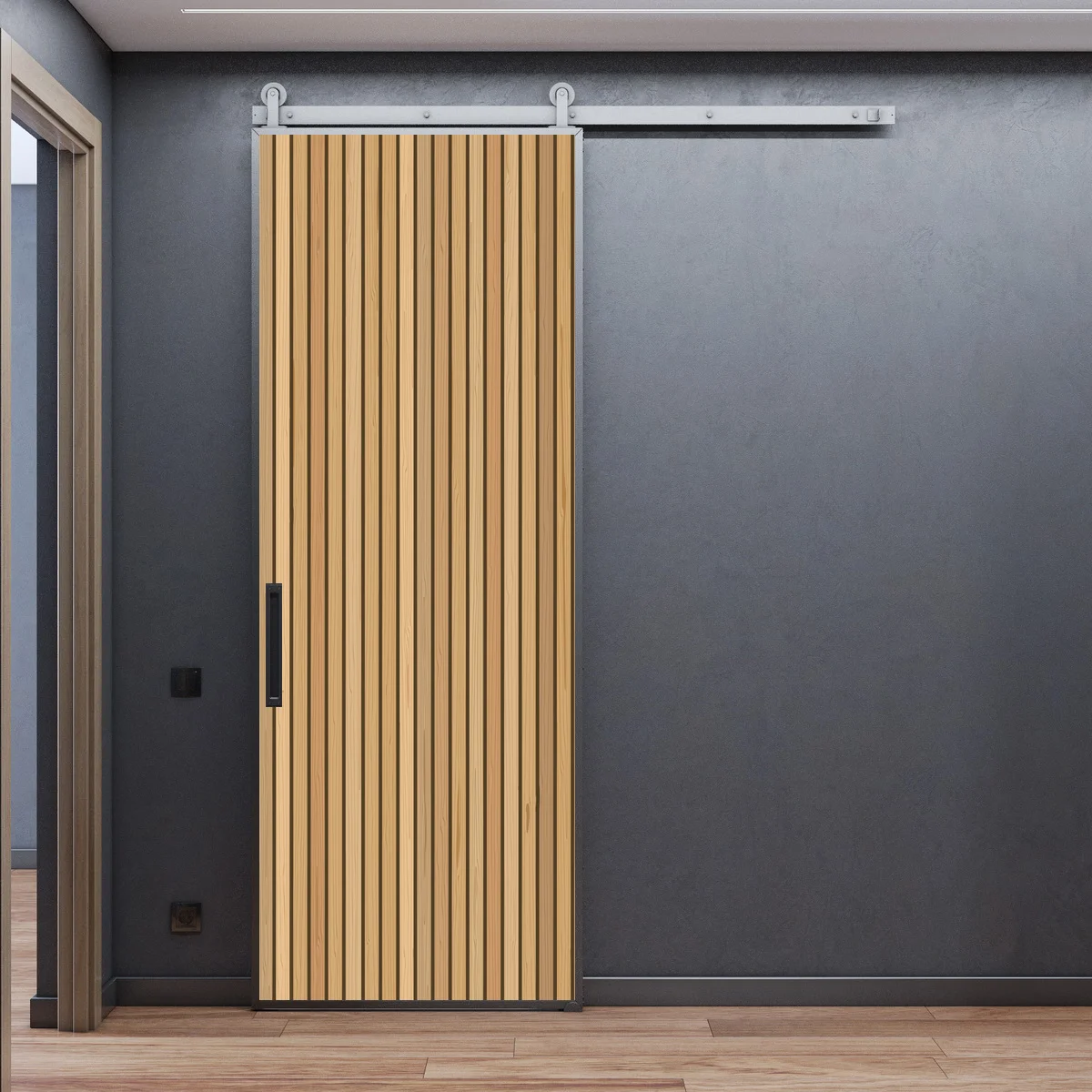 Амбарные раздвижные двери в стиле лофт: стиль и функциональность в вашем интерьере