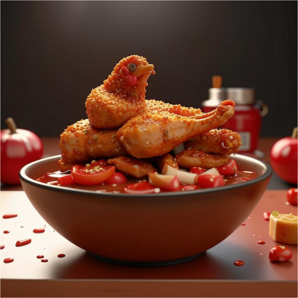 Рецепт курицы в кисло-сладком соусе