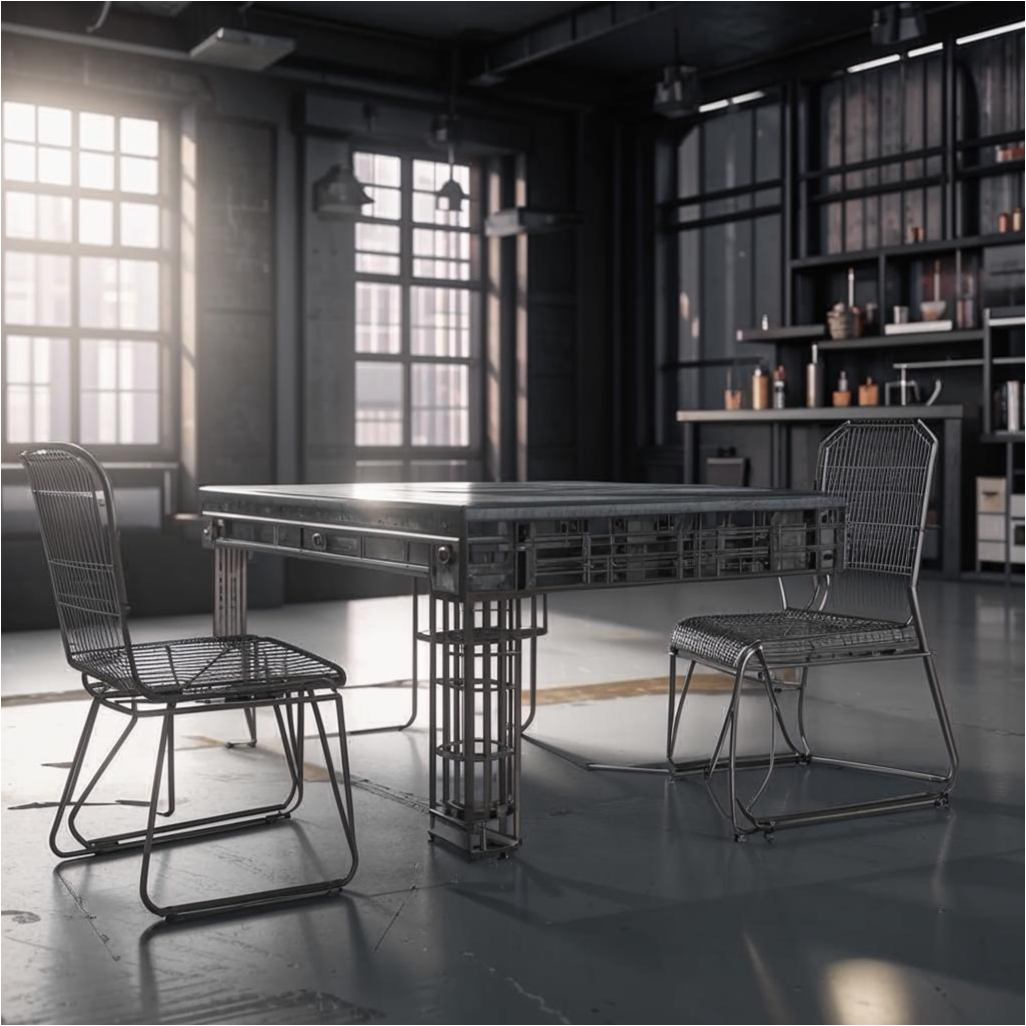 Металлическая мебель: разновидности, назначение