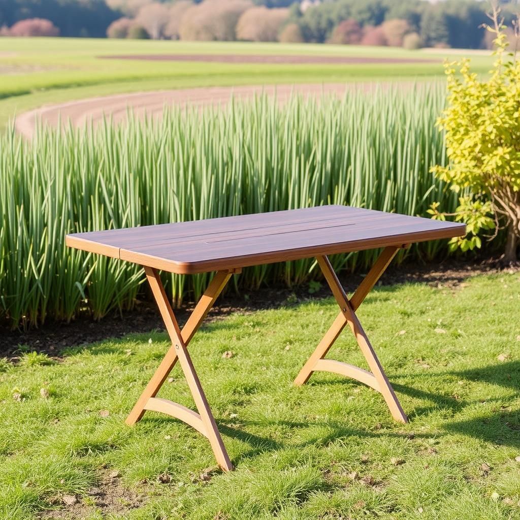 Складные столы: компактность и функциональность