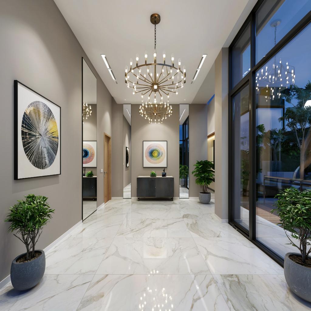 Маленькие прихожие для узких коридоров