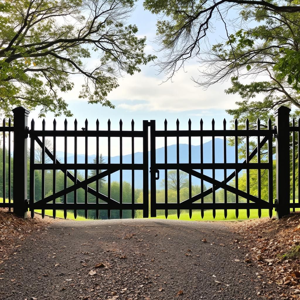 Распашные ворота: выбор и установка