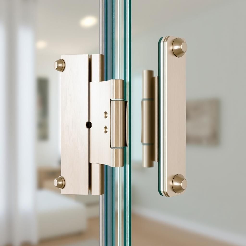 Петли для стеклянных дверей: виды и особенности