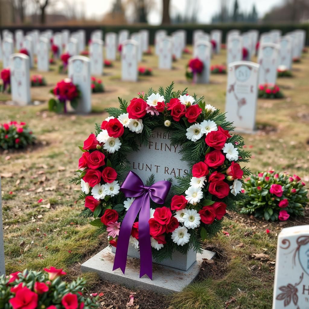 Что стоит учесть при выборе траурного венка на похороны с лентой
